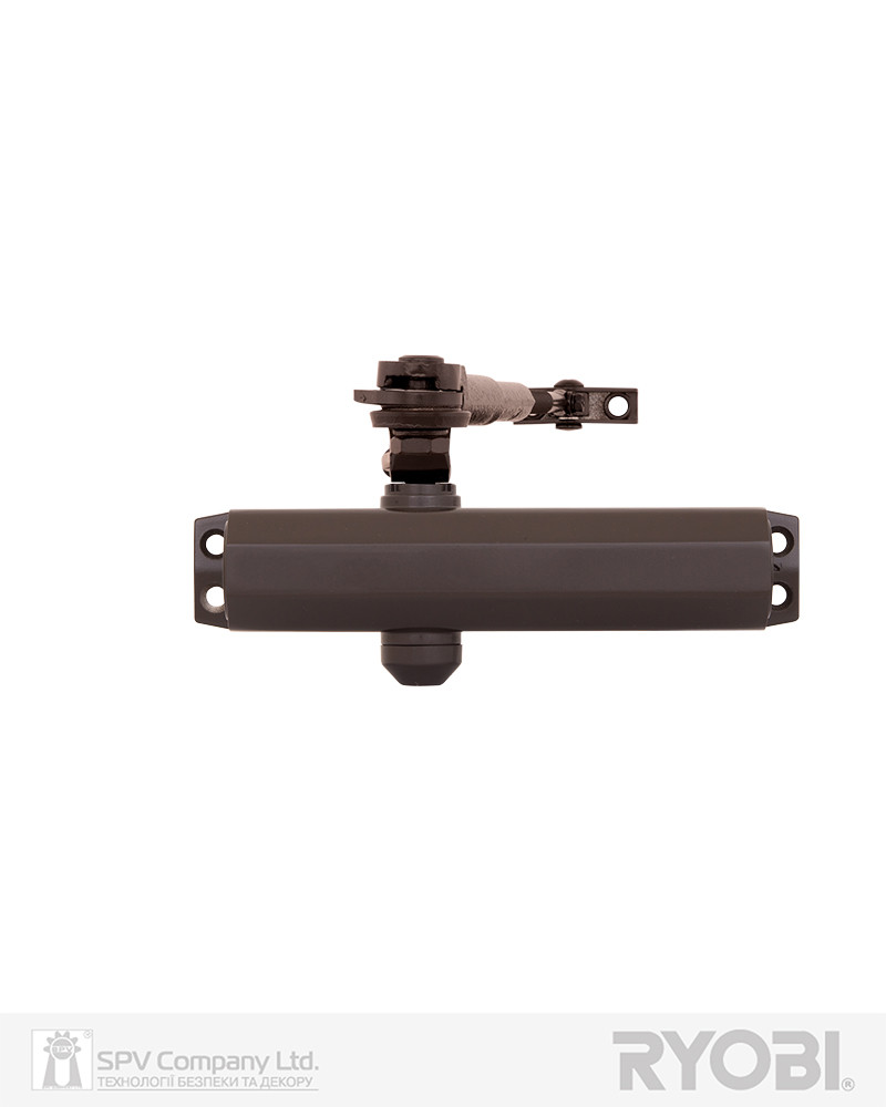 Дверний доводчик з фіксацією положення RYOBI *1500 DS-1504 DARK_BRONZE STD_HO_ARM EN_2/3/4 до_80 кг 1100 мм