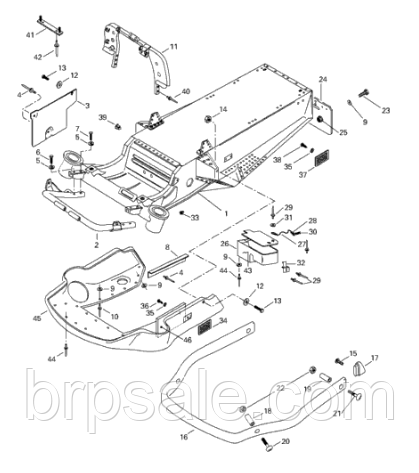 Гвинт каретки М8 х 55 Ski-Doo BRP Bolt-carriage DIN.603, фото 1