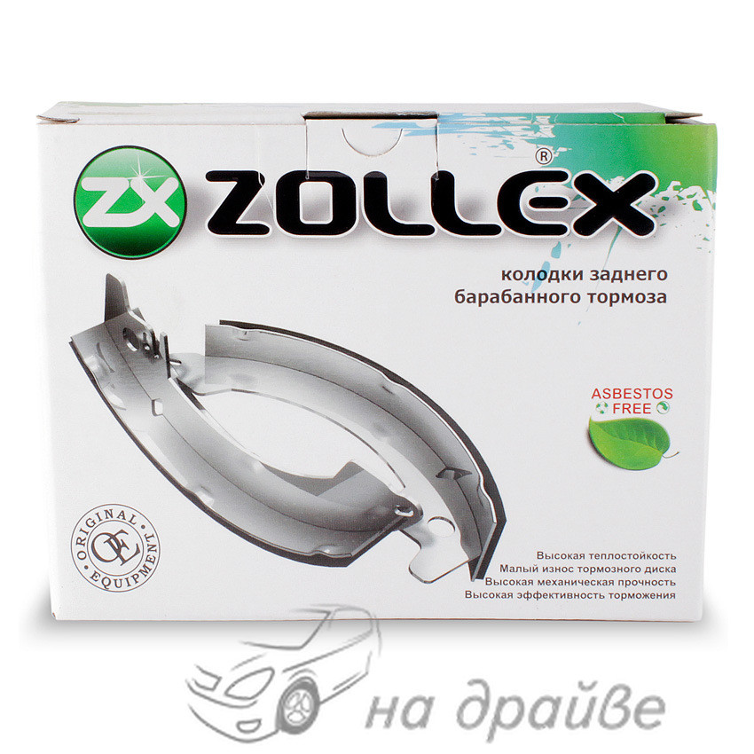 Гальмівні колодки задні Aveo Z5010B Zollex