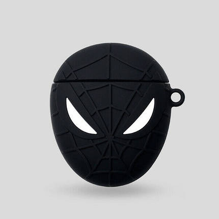 Чохол для навушників Apple AirPods Alitek Spiderman Black + карабін (88650), фото 2