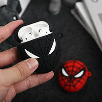 Чохол для навушників Apple AirPods Alitek Spiderman Black + карабін (88650), фото 3