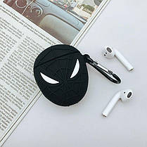 Чохол для навушників Apple AirPods Alitek Spiderman Black + карабін (88650), фото 2