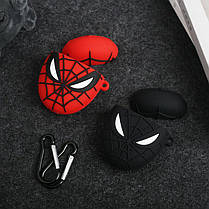 Чохол для навушників Apple AirPods Alitek Spiderman Black + карабін (88650), фото 3