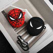 Чохол для навушників Apple AirPods Alitek Spiderman Black + карабін (88650), фото 2