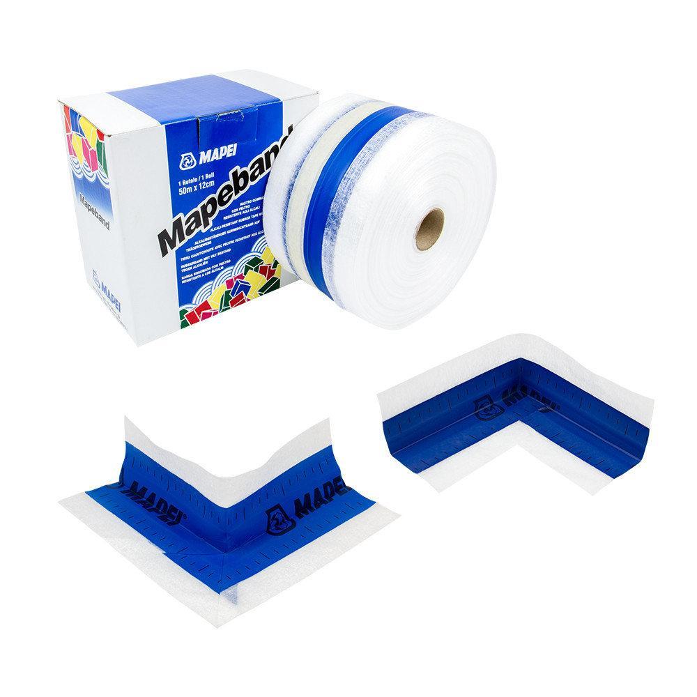 Стрічка гідроізоляційна Mapei Mapeband 12 см х 50 м