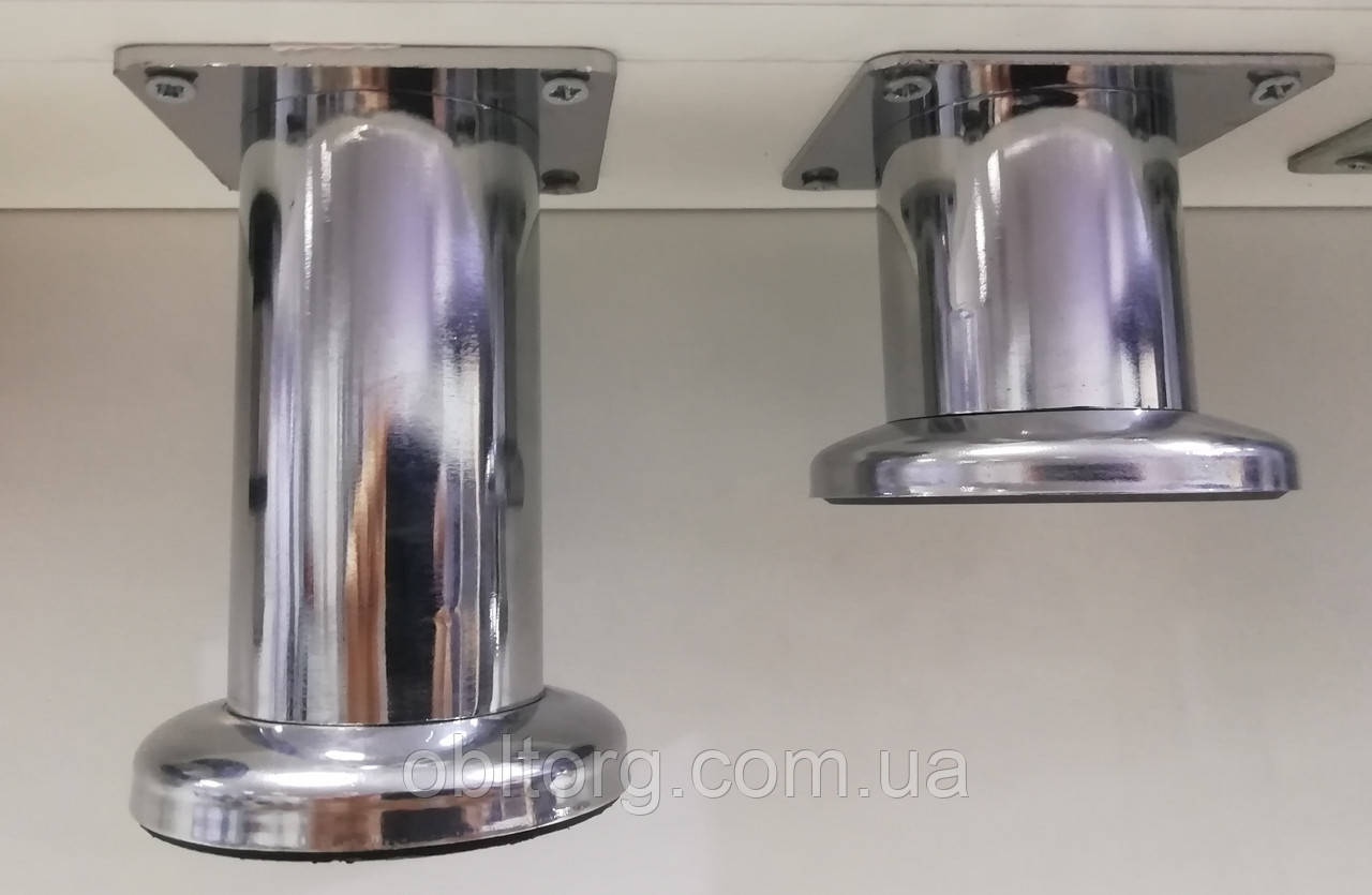 Опора з регулюванням циліндрична GIFF Base 45/100 хром, фото 1