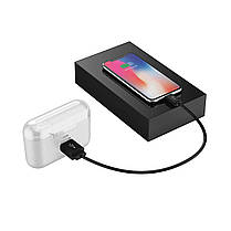 Bluetooth Гарнітура V5.0, бездротовий динамік HBQ-Q32 Білий (883311), фото 3