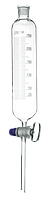 Воронка делительная EximLab 125 мл ВД-1-125, цилиндрическая со шкалой