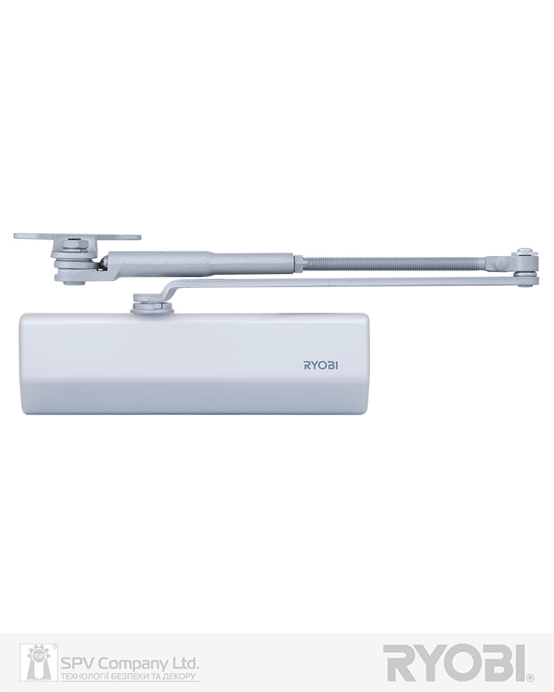 Доводчик фіксує з регулюванням швидкості RYOBI * 1500 DS-1554P SILVER PRL_HO_ARM EN_2/3 до_60 кг 965ммм