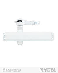Доводчик дверний з фіксацією і регулюванням RYOBI 2000 DS-2005V WHITE BC STD_HO_ARM EN_3/4/5 до_100 кг 1250 мм