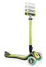 Самокат Globber Elite Deluxe Lights Lime Green (салатовий), фото 4