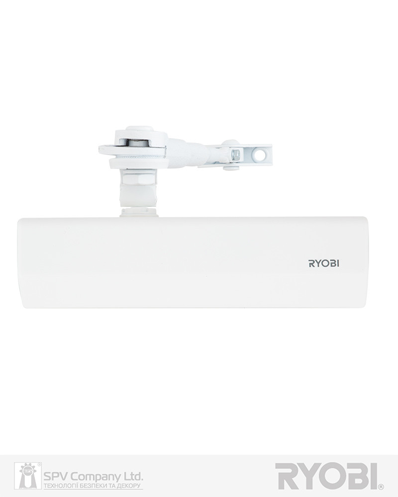 Автодовідник з регулюванням захлопування RYOBI 2550 DS-2550 GLOSSY_WHITE BC STD_HO_ARM EN_1-4 до_80 кг 1100 мм