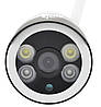 Камера настінна стельова вулична 2 в 1 CAMERA CAD 7010 Wi-Fi ip 1mp White (3706), фото 3