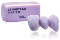 IPS e.max CAD CEREC/inLab блоки B32/3 кольори LT BL2/ A1/A2/A3/A3,5/B1/B2/C1/C2/D2по 3 шт.в уп.Ivoclar