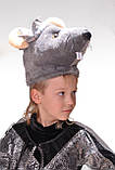 Дитячий карнавальний костюм для хлопчика «Мишачий король» 110-120 см, сірий, фото 2