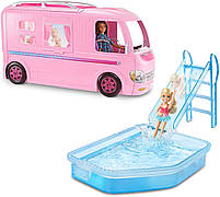 Mattel Barbie Dream Camper Трейлер кемпер барбі для подорожей (FBR34), фото 6