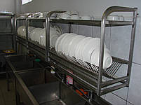 Сушка полка для посуды 700х320х600 (два уровня), фото 3