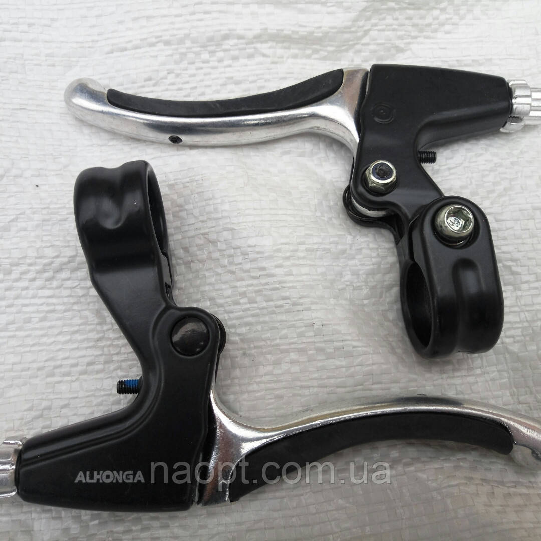 Гальмівні ручки. Alhonga HV 330A. Велоручки. Велосипедні ручки. Велоручки. Гальмо-велосипед., фото 1