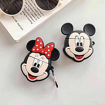 Чохол для навушників Apple AirPods Мінні Маус (Minnie Mouse) + карабін (88735), фото 2