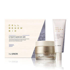 Набір зволожуючих засобів по догляду за віковою шкірою The Saem Cell Renew Bio Cream Special Set 2 шт
