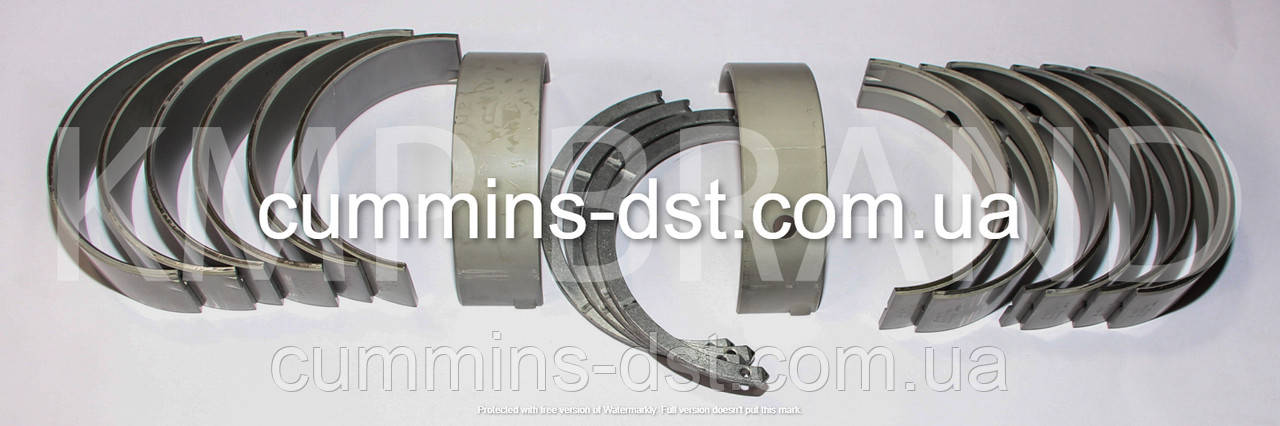 Вкладиші корінні ремонтні Cummins L10/M11/QSM11/ISM11, фото 1