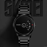 Чоловічий наручний годинник Skmei 1260 оригінальний black, фото 4