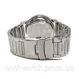 Чоловічий наручний годинник Skmei 1260 (silver black), фото 6