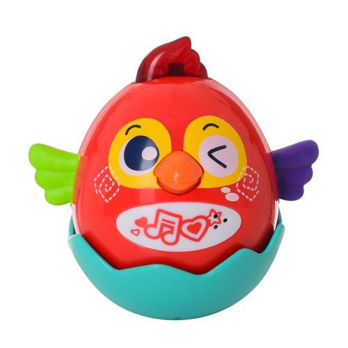 Дитяча іграшка-неваляшка 3123 музична сенсорна на акумуляторі, фото 1