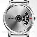 Чоловічий наручний годинник Skmei 1260 (Сріблястий), фото 5