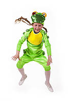Дитячий карнавальний костюм для дітей «Жаба» 110-120 см, зелений