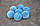 Помпони, м'які кульки, бубончики 30мм/ Блакитний 100шт., фото 2