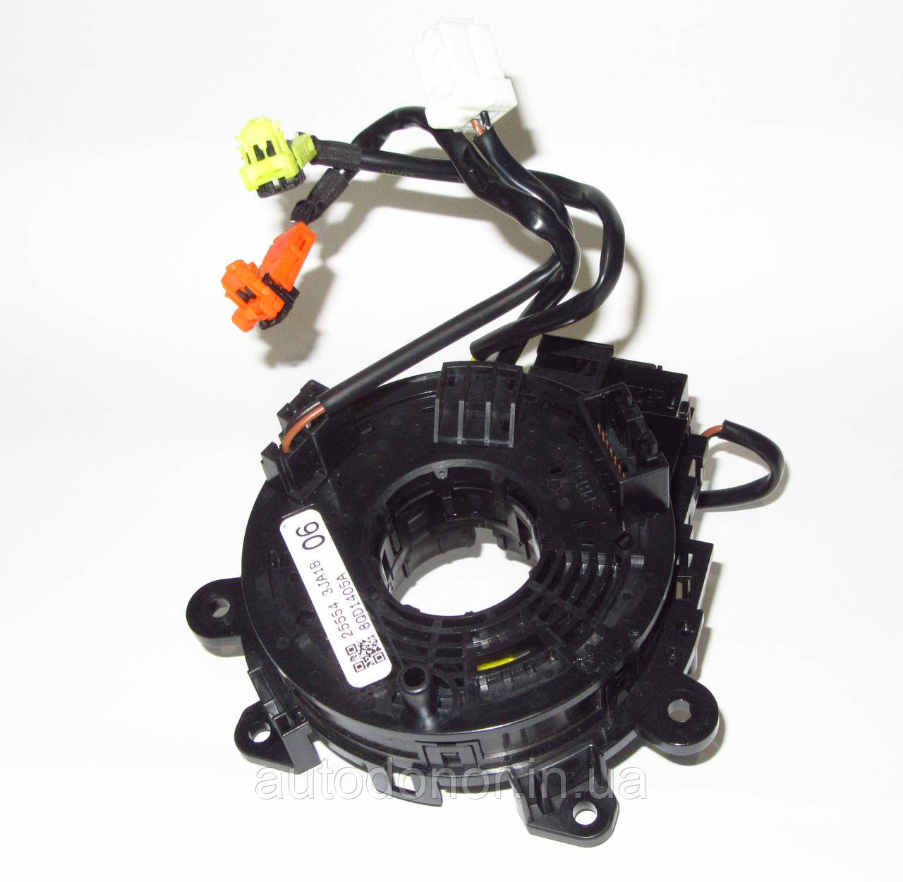 Шлейф AIR BAG у кермі з підігрівом керма Nissan Leaf AZE0/ZE1 (13-), Pathfinder, Infinity QX60 25554-3JA1B
