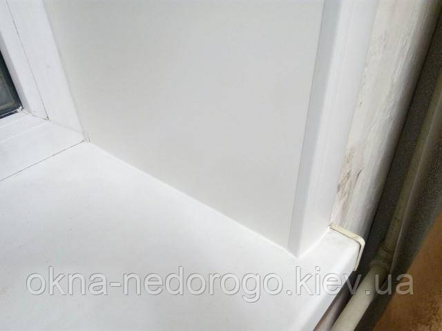 Пластикові укоси на вікна фото компанії Вікна Недорого