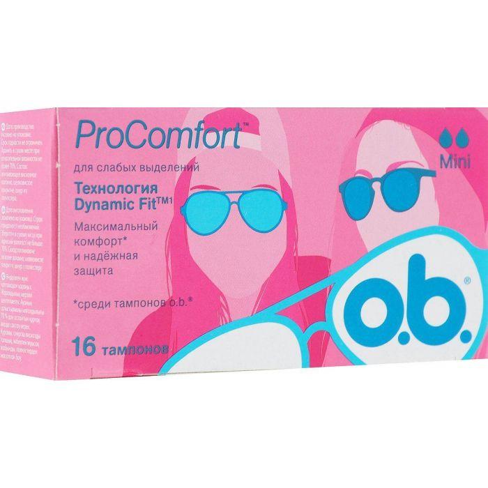 Тампони O.B. ProComfort, 2 краплі (16 шт.)