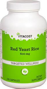 Червоний дріжджовий рис, Vitacost, Red Yeast Rice, 600 мг, 240 таблеток