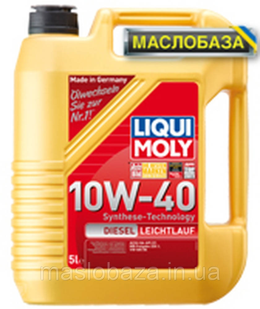 Liqui Moly Напівсинтетичне моторне масло - Diesel Leichtlauf 10W40 5 л.