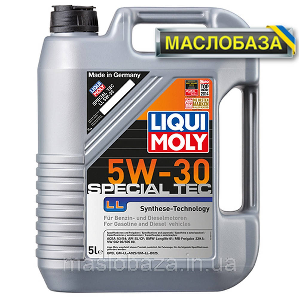 Liqui Moly Синтетичне моторне масло - Special Tec LL SAE 5W-30 5 л.