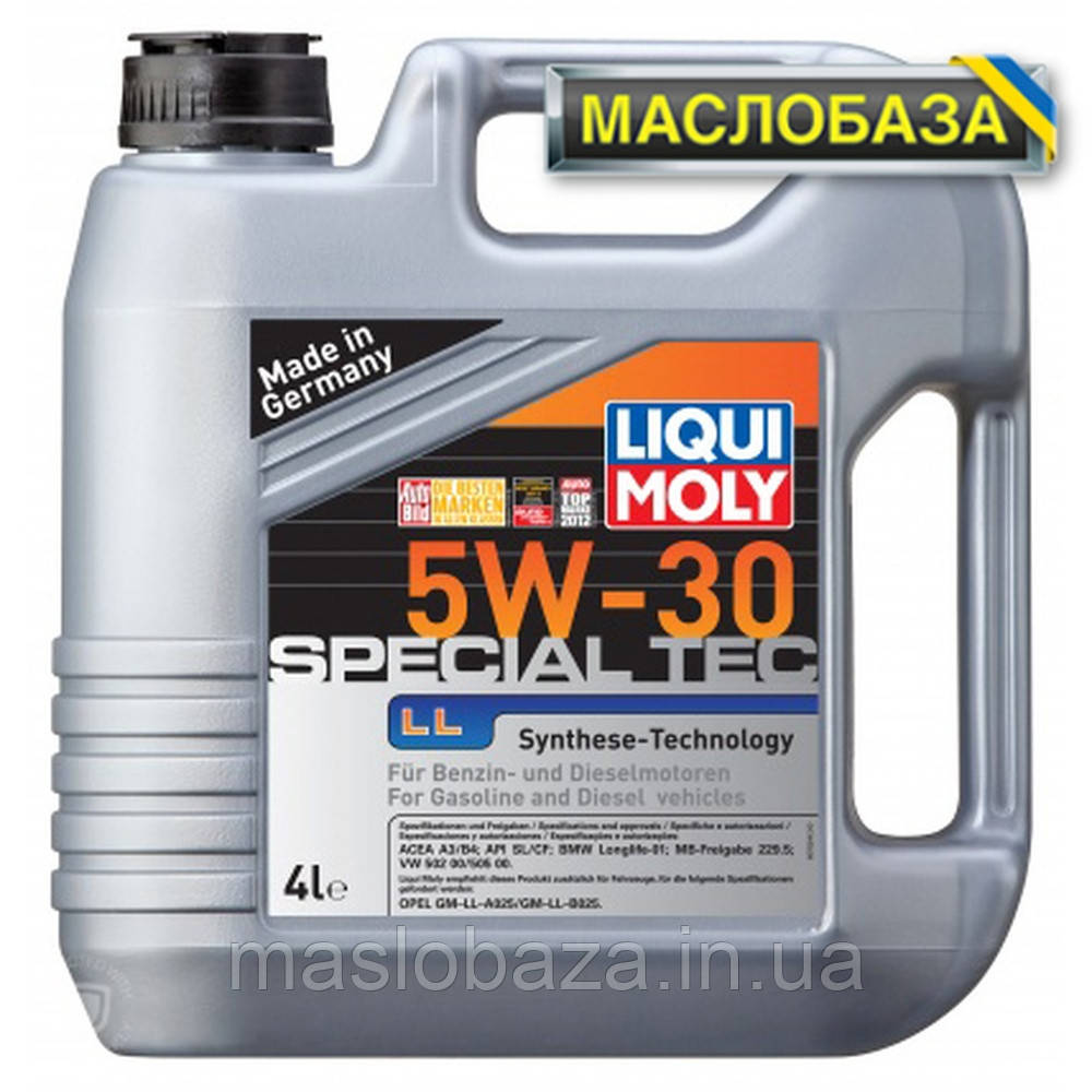 Liqui Moly Синтетичне моторне масло - Special Tec LL SAE 5W-30 4 л.