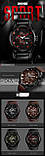 Чоловічий класичний годинник Skmei 9165 Brown-Brown, фото 10