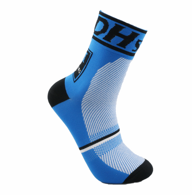 Компресійні шкарпетки для велоспорту DH Sports Short для чоловіків і жінок (чорно-синій), фото 1