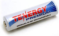 Tenergy Premium 2500 mAh - АА аккумуляторы повышенной ёмкости. Цена за 1 шт.