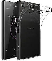 Прозрачный Чехол OneCam Sony Xperia XZ1 Compact (ультратонкий силиконовый) (Сони Иксперия ХЗ1 Икс Зет 1