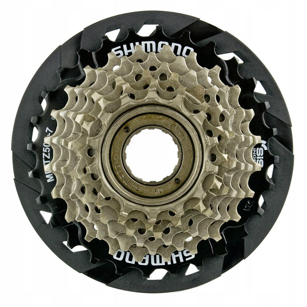 Тріскачка велосипедна Shimano MF-TZ500-7-CP spd. (14-28) пластиковий захист, Оригінал