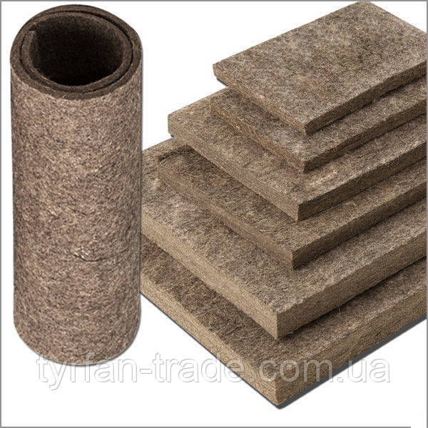 Повсть 5 мм 8 мм 10 мм 14 мм 16 мм 20 мм 22 мм