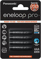 Panasonic Eneloop Pro 980 mAh (min. 930 mAh) BK-4HCDE , упаковка - блистер. (AAA). Цена за уп. 4 шт.