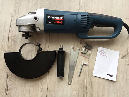 ✔️ Болгарка, шліфувальна машина Einhell GLOBAL WS 230-4 ( 200Вт, 230 коло ) + ПОДАРУНОК, фото 2