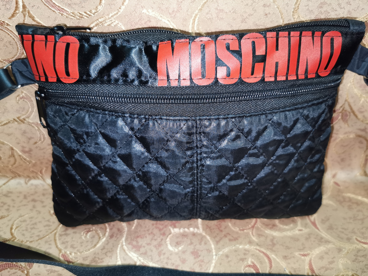 Клатч жіночий сумка moschino стьобана жіноча барсетка сумка для через плече тільки гуртом