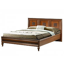 Ліжко двоспальне 160 в спальню з ДСП/МДФ Лаура Нова Скай