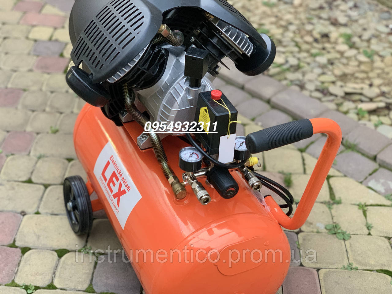 Компрессор воздушный LEX LXC50V 3300 Вт 430 л/мин поршневой