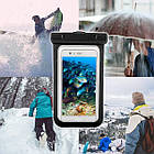 Чохол водонепроникний Camotes для смартфонів чорний, фото 10